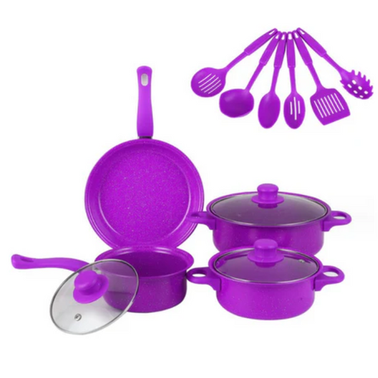 Set Juego Ollas Cocina Antiadherente